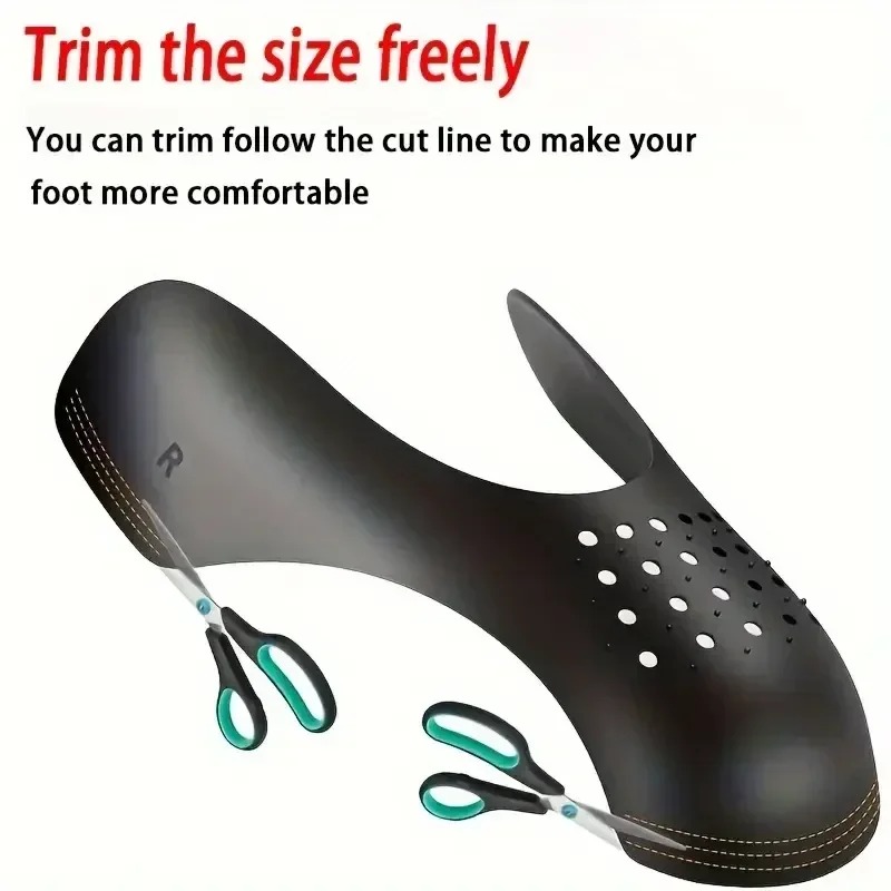 Crease Protector Toe - 4 Pezzi Protezioni Anti-Piega per Scarpe