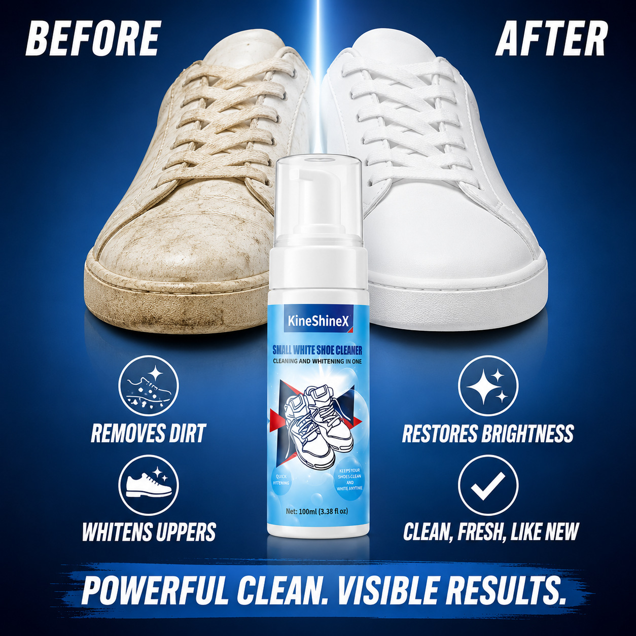Sneaker Care Cleaning Kit - Kit Pulitore per Scarpe Gihen, Detergente