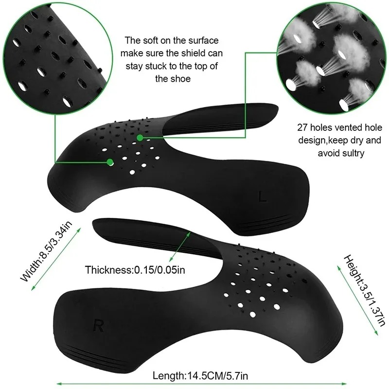 1 paio di protezioni antipiega - Crease Protector Toe recensione e prezzo