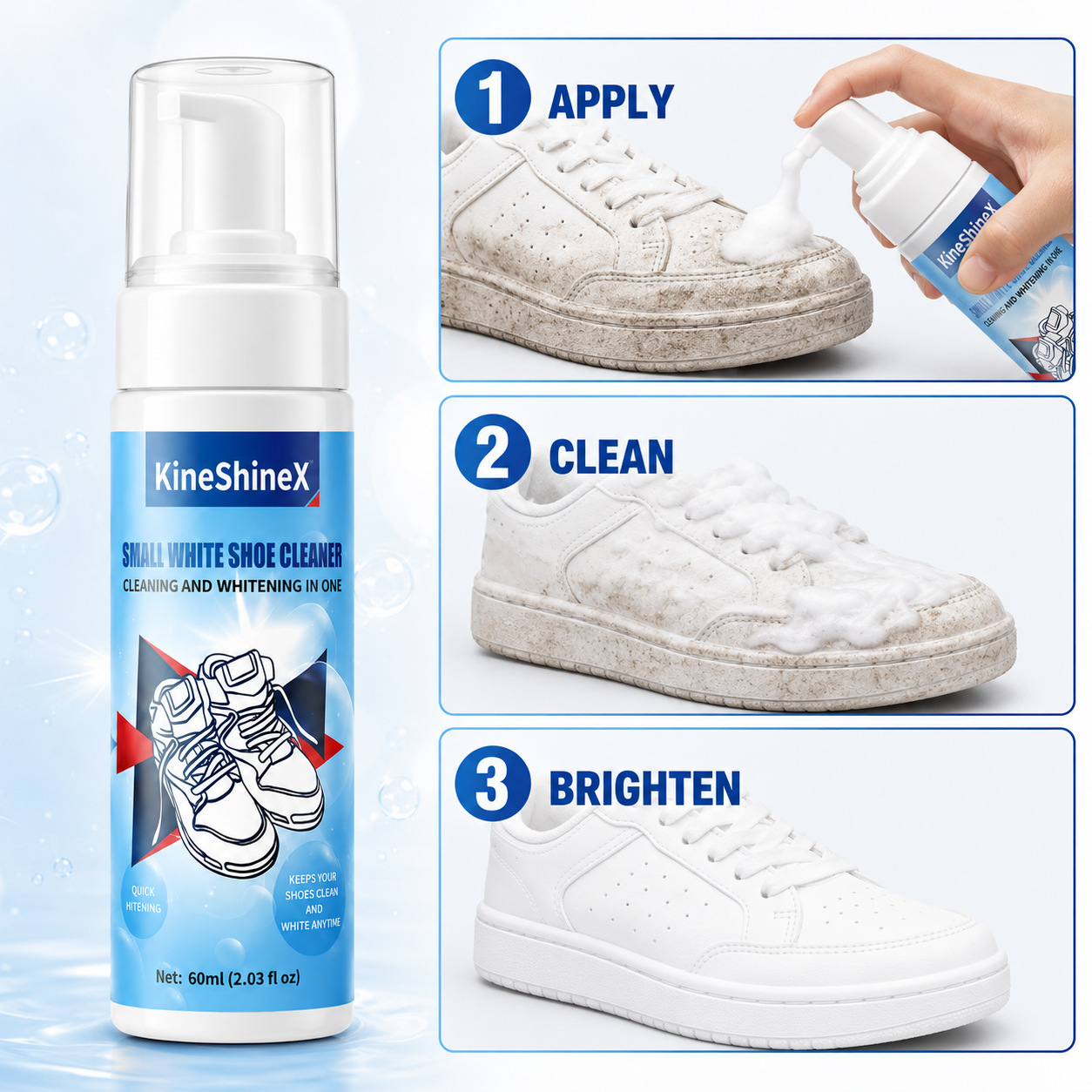 Kit Pulitore per Scarpe Gihen, - Sneaker Care Cleaning Kit recensione e prezzo