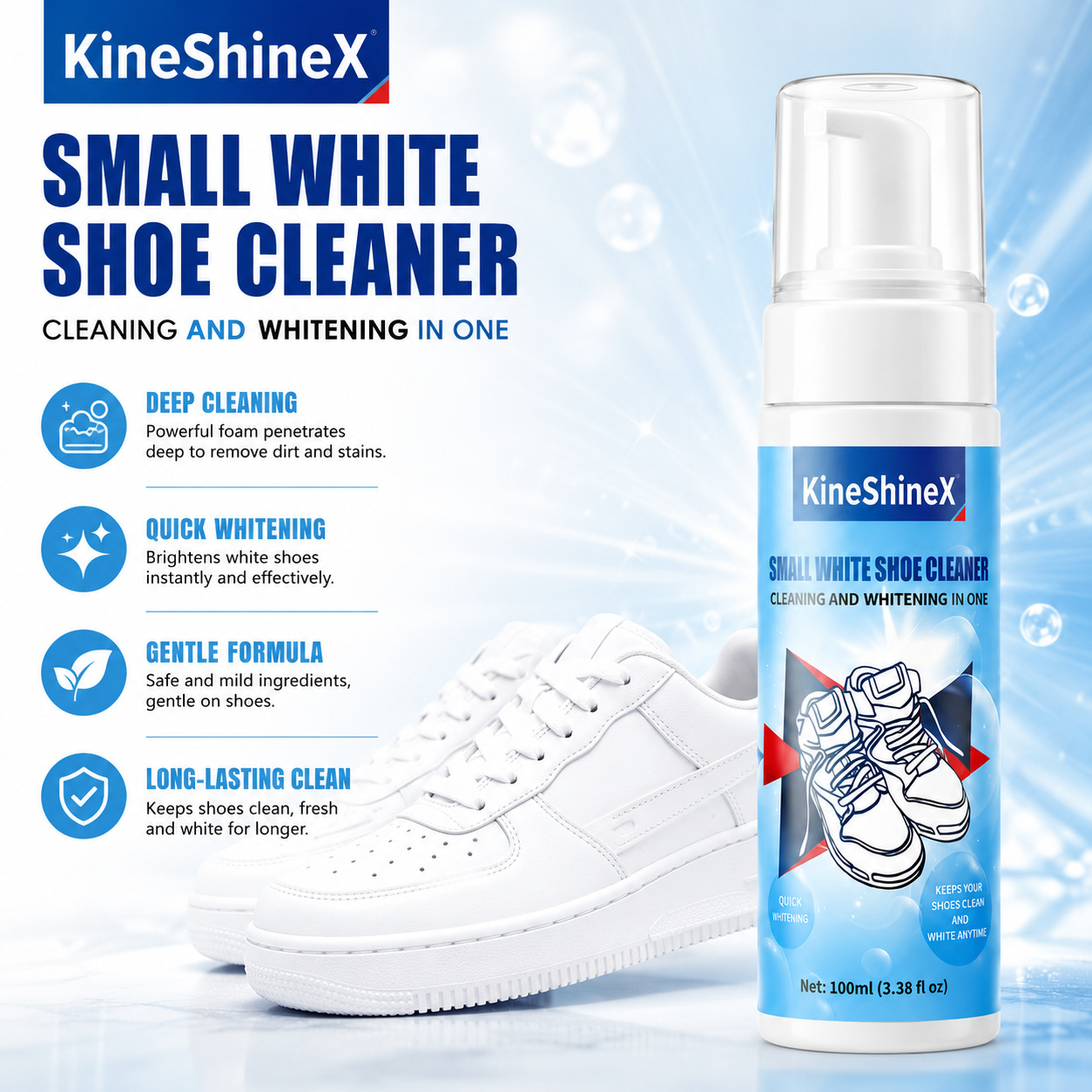 Kit Pulitore per Scarpe Gihen, - Sneaker Care Cleaning Kit recensione e prezzo